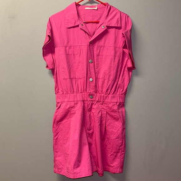 Ellison Izzy Fushia Romper - Picture 2 of 5